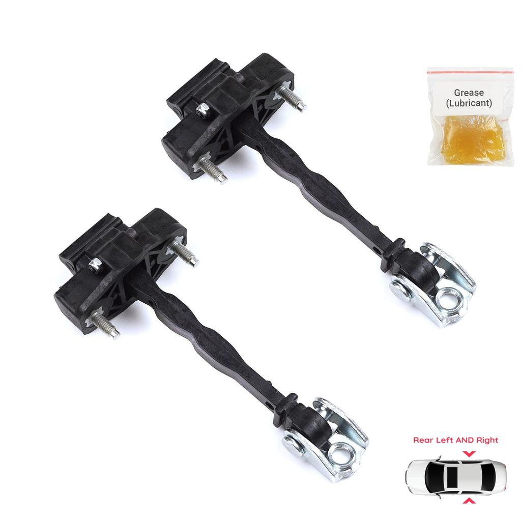 EDP1327-1 2 Pieces Rear Door Hinge Stop Check Strap Limiter for Peugeot 308 MK3 408 Crossover DS4 Opel Astra L 2021-On 5-Door 9830834180