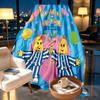 Bananas in Pyjamas Print Blanket - Soft & Comfortable, for Bedroom, Travel, Sofa, Home Decoration - Birthday Christmas Gift for Friend
