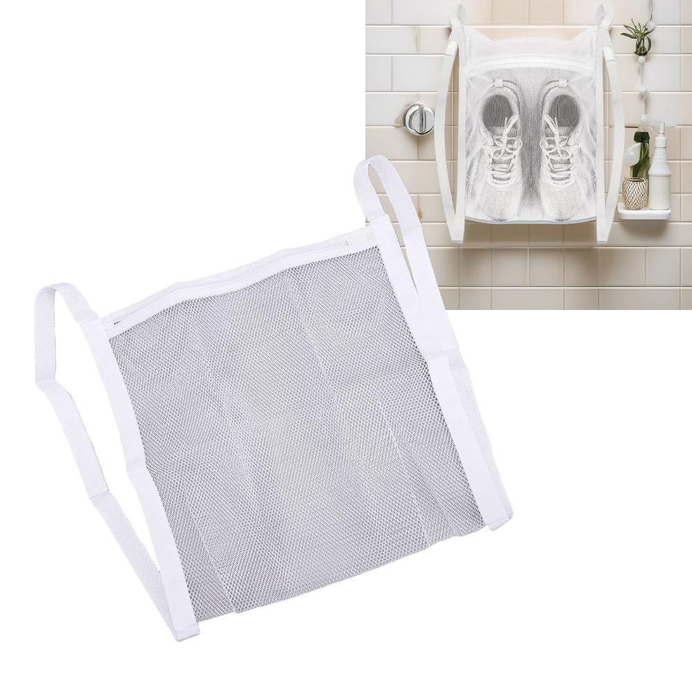 Zipper And Strap Sneaker Laundry Bag Anti-Deformation Mesh Laundry Bag Shoe Dryer Bag Sneakers