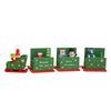 Multicolor Christmas Train Cartoon Animal Mini Christmas Tree Train  Ornament