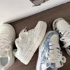 Fashion Student Girl Small White Shoes Autumn New Punk Style Round-toe Leather Casual Shoes Trend All-match Women Sneakers Zapatos Mujer