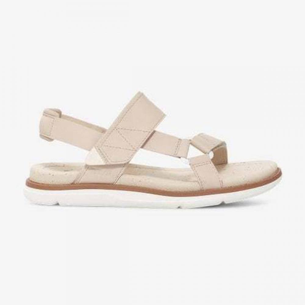 Teva Women Easy Wear Leather Slingback Sandals Ivory Stvf2512570 Bir 250