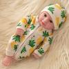 30CM Washable Lifelike Soft Hand-painted Simulation Baby Reborn Doll Children Accompany Play Doll