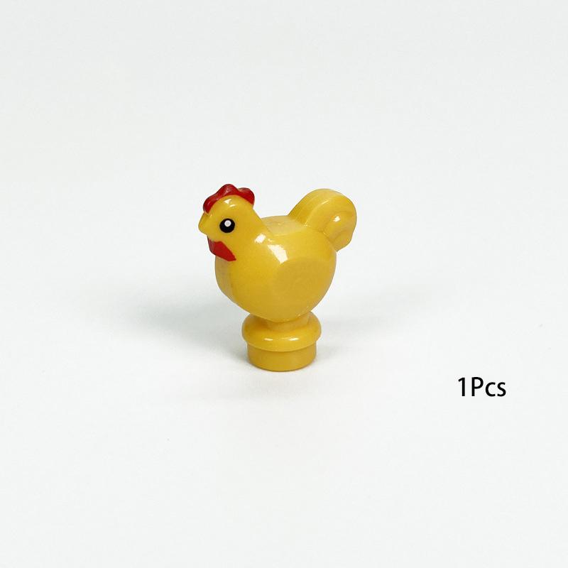 Farm Forest Animal Parts Compatible With Building Block Set Pasture Block Bricks Toys Playsets Goat Duck Dog Chicken Horse Squirrel