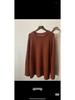 Women's Mid-Length 100% Pure Wool Sweater - Loose Fit, Slit Design, Lazy Style for Autumn and Winter.