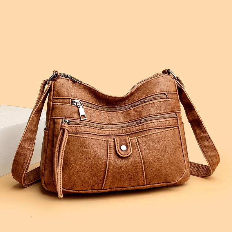 New women's fashion shoulder bag simple casual women's bag shoulder oblique span bag mother casual bag