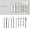 10Pcs High-hardness Nail Polishing Head Set Dead Skin Removal Cuticle Nail Grinding Bits  Nail Tool