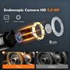 Industrial Endoscope Camera 4.3inch IPS Screen 8mm HD1080P IP67 Waterproof 8 LED Light Inspection Borescope for Pipe Car Repair