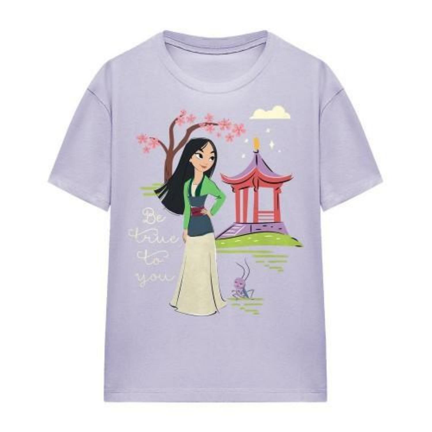 Mulan Womens_Ladies Be True To You T-Shirt S чёрный