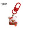 Christmas Keychain Decorations Theme Keychain, Cartoon Santa Claus Elk Bear Tree Decoration Key Rings Pendant, Festive Charm Ornament for Bags
