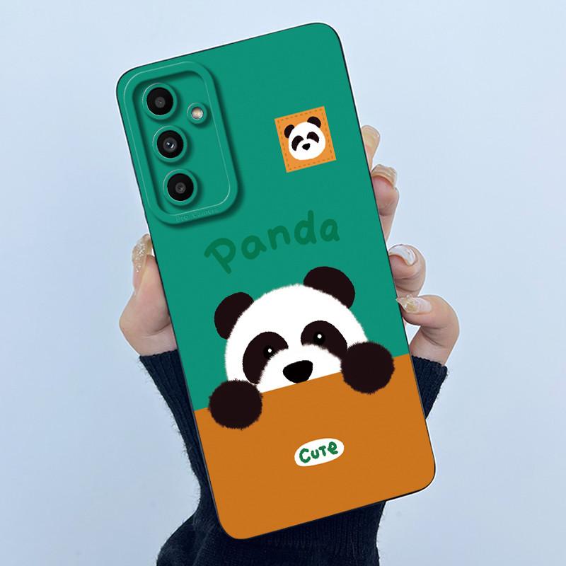 Für Samsung A05s A05 Galaxy SM-A057F A055F Niedlicher Panda Süße Mädchen Katzen Weiches Silikon Gummi Handyhülle für SamsungA05s A05 Hülle