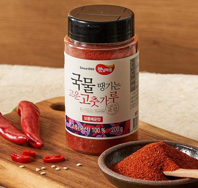 Haetnimmaeul Fine Ground Korean Chili Powder Medium Spicy 200g – Perfect for Soups & Korean Dishes