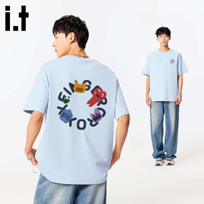 Мужская хлопковая футболка Fingercroxx IT свободного кроя 5XL