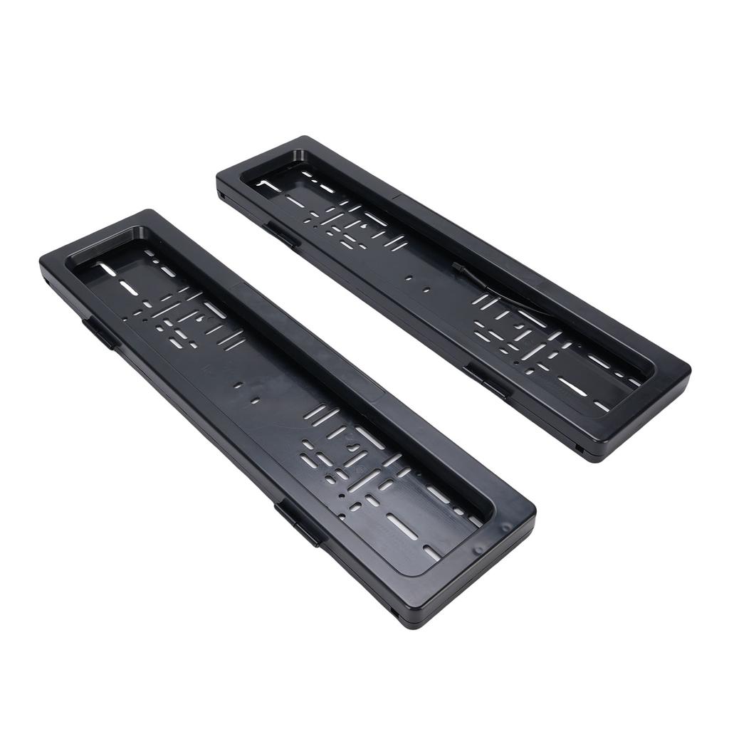 מסגרת לוחית רישוי, מחזיק לוחית רישוי מפלסטיק ABS עם שלט רחוק ומחוון לסימון קדמי ואחורי, מותג רכב חשמלי אירופאי