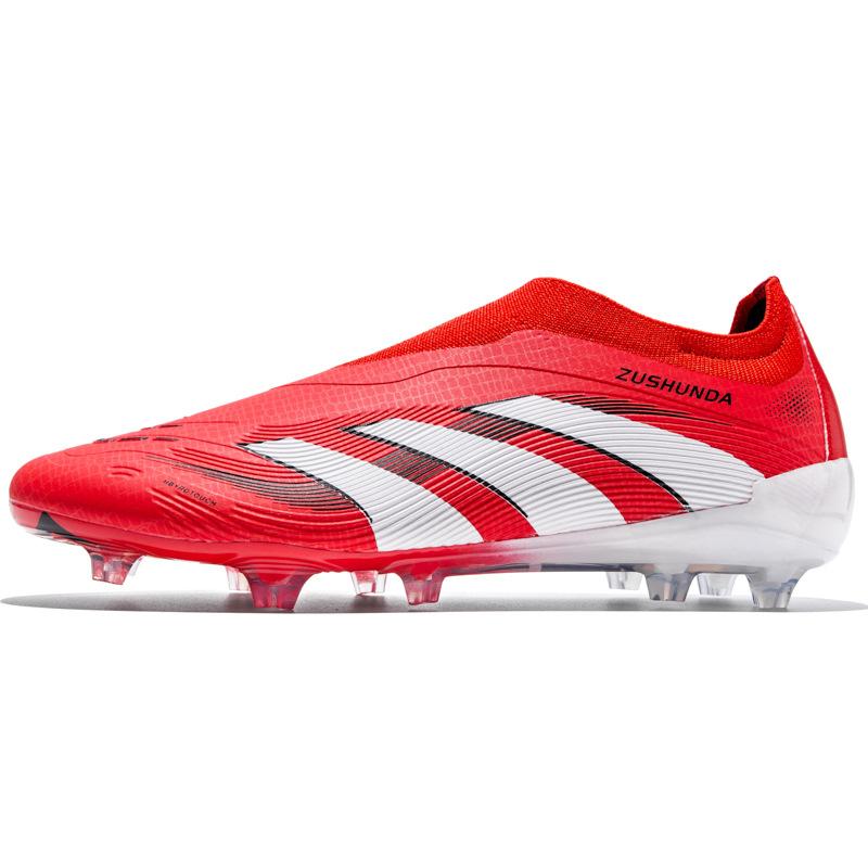 Spot 2025 Seamless Fly-woven Football Shoes Men's Low-top Youth Spikes Adult Training Sneakers