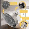 4 Inch High Flow Fixed Showerheads 5 Modes Adjustable High Pressure Shower Head Sprayer Bathroom Fixture Faucet Replacement Part