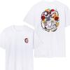 Fashion Brand Casual Summer Cotton Printed T-shirt Sports Loose Short-sleeved Breathable Top Street Clothing Breathable Unisex
