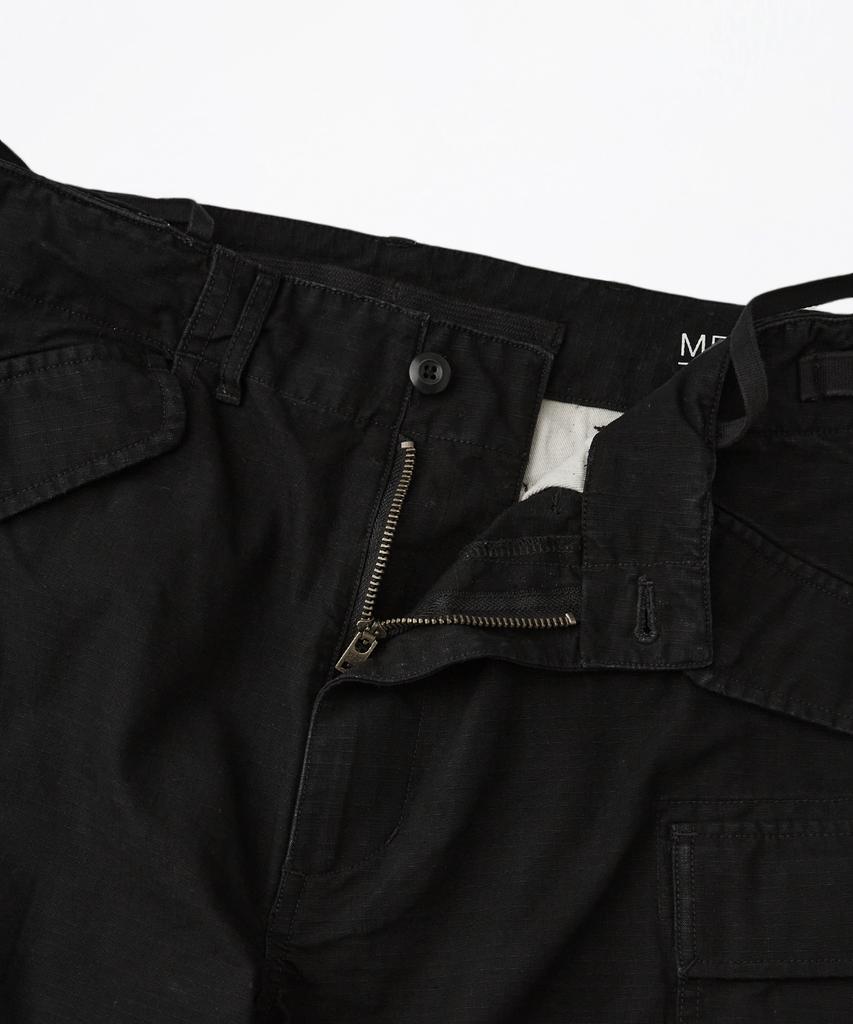 OUTSTANDING M-51 Wide Cargo Shorts_Black