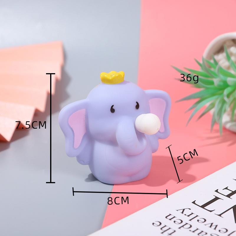 Anti Pressure Toy Elephant Squeezing Halloween Toy Tpr Soft Clay Anti Pressure Fun Decompression Children's Adult Gift Props