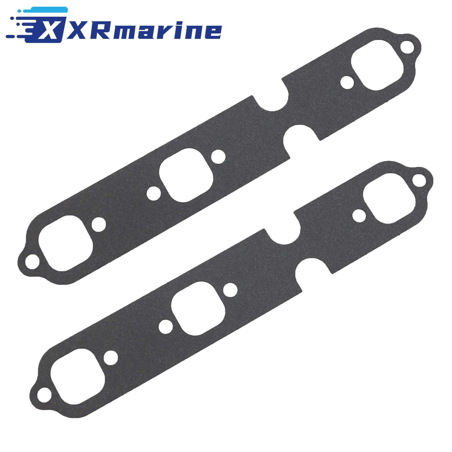 

2 Pcs Exhaust Manifold Gasket for Volvo Penta V6 4.3OSi 4.3GL OMC Stern Drive 2.3 3.8 4.3 HP Replace 27-99757 18-2909 3853412 2 Pcs 3853412