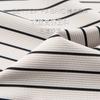 Ice Silk High Elasticity: Summer Business and Leisure Lightweight Horizontal Stripe Knitted Short Sleeve T-shirt for Men Polo Shirt