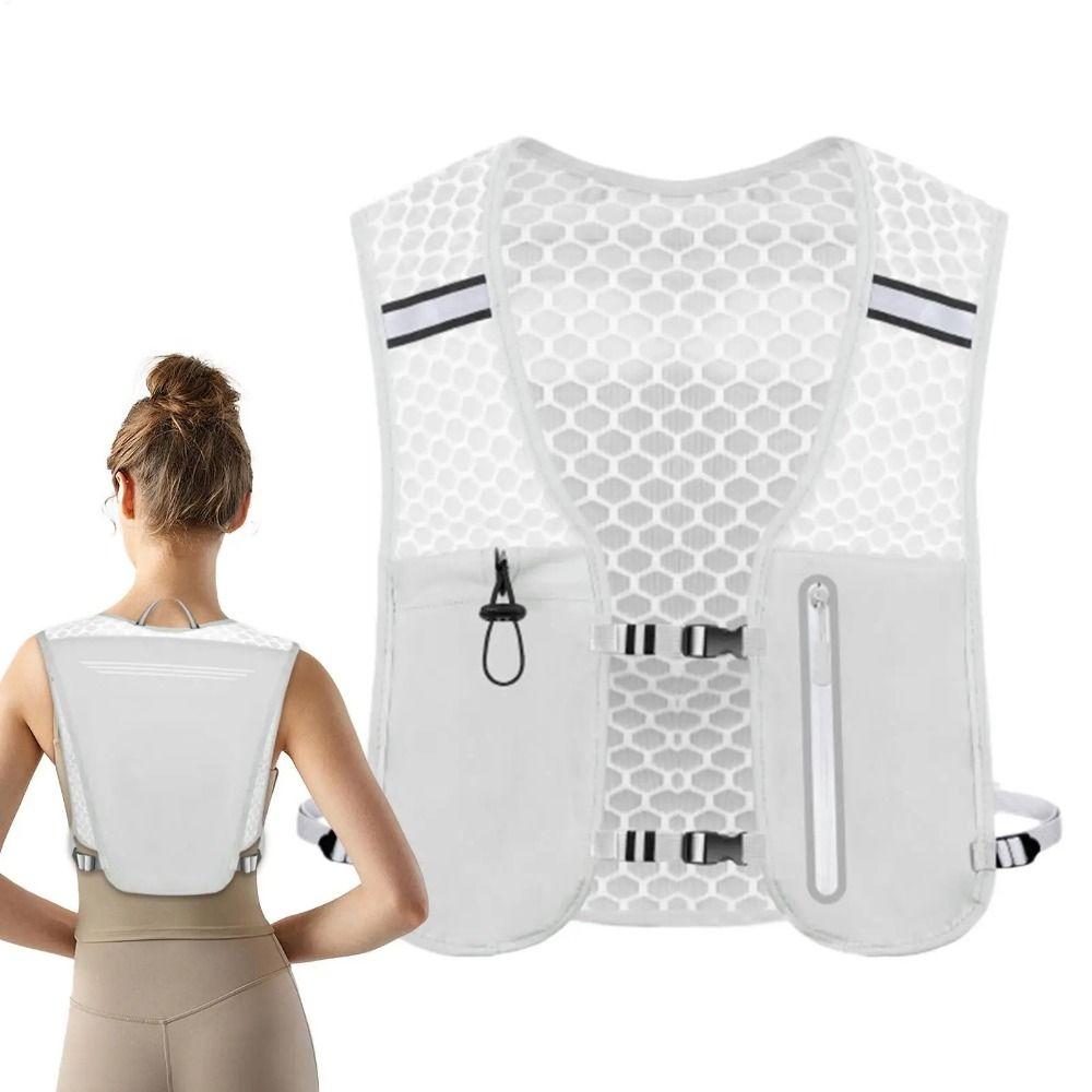 Reflective Reflective Running Vest Pack 2L Water Chest Pack Running Hydration Vest Bag Climbing
