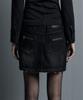 Kobeteu Distressed Curve Denim Skirt