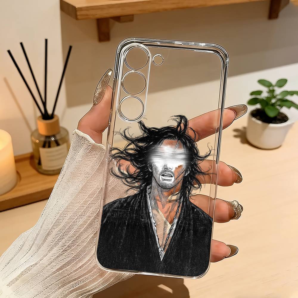 Classic V-Vagabond S-Samurai Phone Case For Samsung A10 A12 A31 A40 A70 Transparent Cover Samsung a12