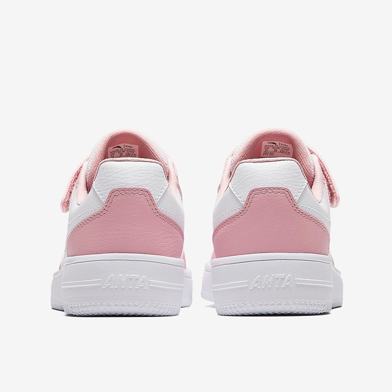 Anta Kids Synthetic Leather Trendy Fashion Color Block Comfortable Casual Versatile Sports Low Top Kids Skate Shoes Men sneaker A22448088-6