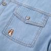 Hush Puppies Boys' Summer Denim Short Sleeve Set