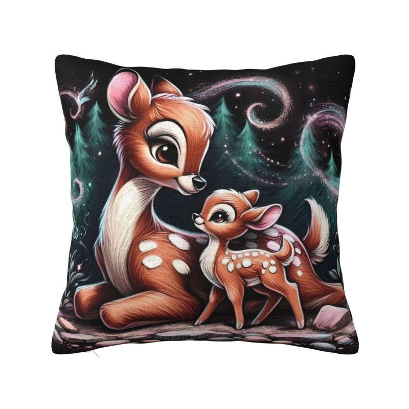Custom Disney Film Bambi Cartoon Luxury Pillow Cover Living Room Decoration Anime Deer Cute Car Cushion