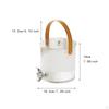 Beverage Dispenser Container with Faucet for Cold Water And Iced Drinks