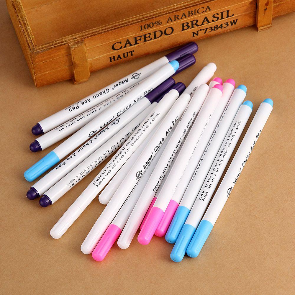4 Pcs Soluble Patchwork Needlework Fabric Markers Pencil Sewing Accessories Cross Stitch Water Erasable Pens
