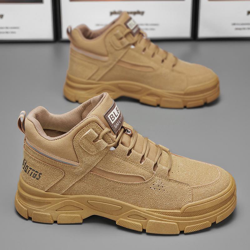 

Men s Breathable High-Top Non-Slip Martin Boots: Versatile, Wear-Resistant Outdoor Work Shoes for Spring. 39