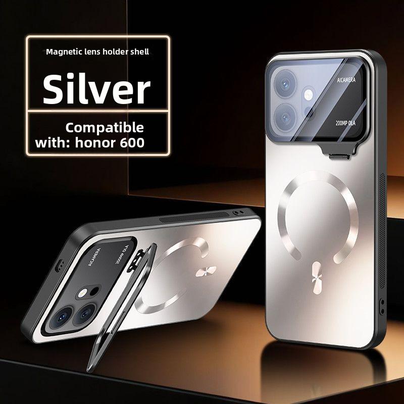 For Huawei Honor 600 Pro Case Hard PC Magnetic wireless charging Lens Stand Protective Back Cover Case For Honor 600 Pro Shell