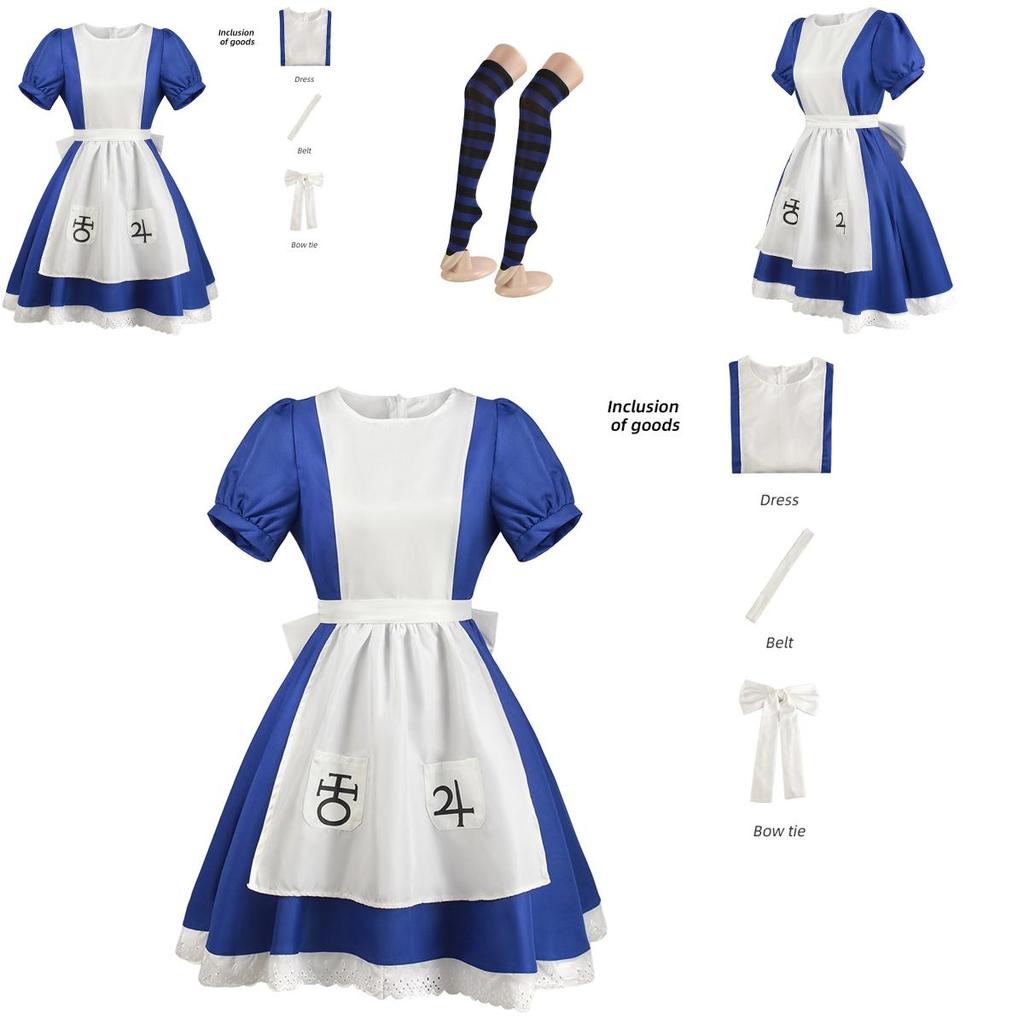 Falei Alice Fantasia de Cosplay de Serva Melhor Para Amantes de Anime