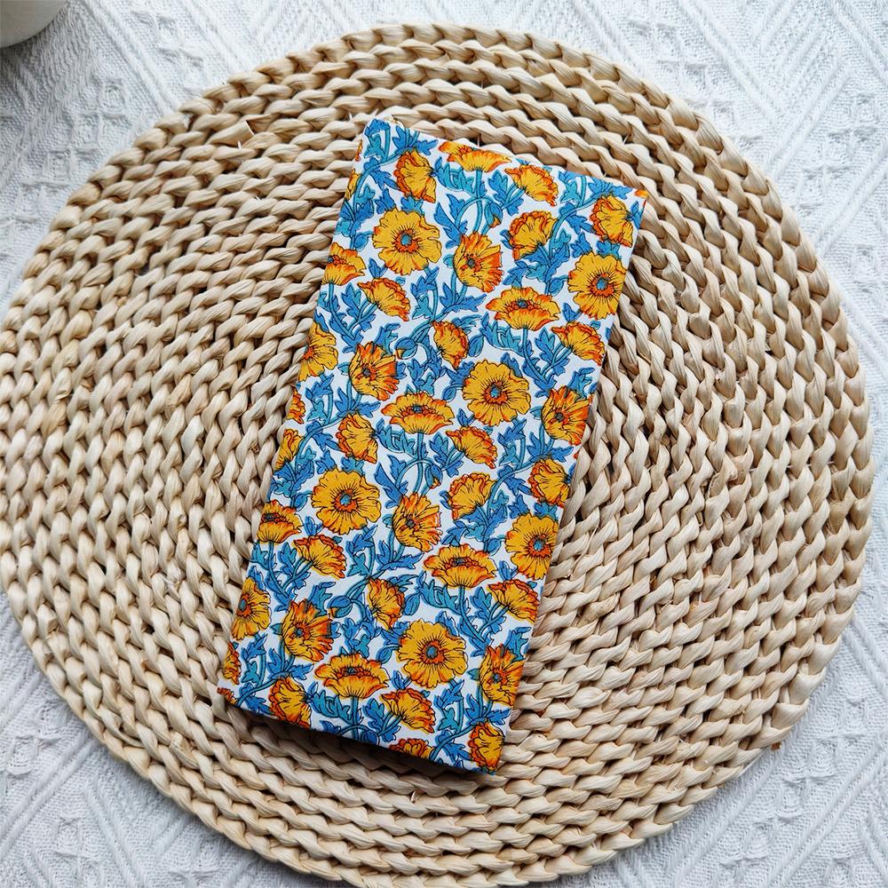 Fromthenon Cute Animal Flower Series Cloth Material Weeks Cover Weekly Diary Planner Notebooks Sleeve Office Stationery Supplies