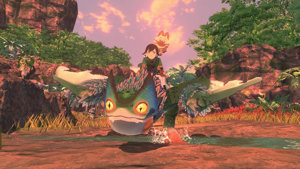 Monster Hunter Stories Wings of Ruin Switch Original Mask 2 - (Includes Case)