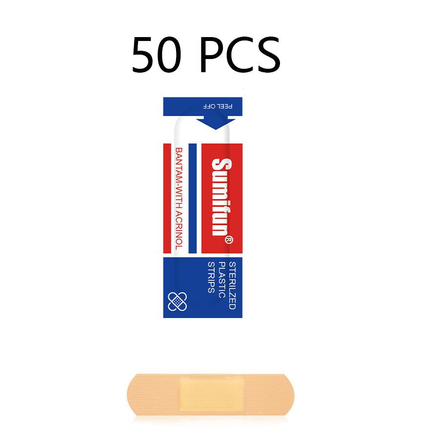 Sumifun 10/20/50 PCS Wound Deal Band Aids Breathable Wound Care Dressings Stop Bleeding Patch Home Essential