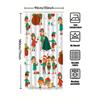 Tu Shower Curtain Christmas Holiday Festive Holiday Decorations Winter Themed Bathroom Decor Waterproof Fabric Xmas Pattern Home
