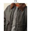 Teenie Weenie Men's Retro Letter Embossed Workwear Jacket