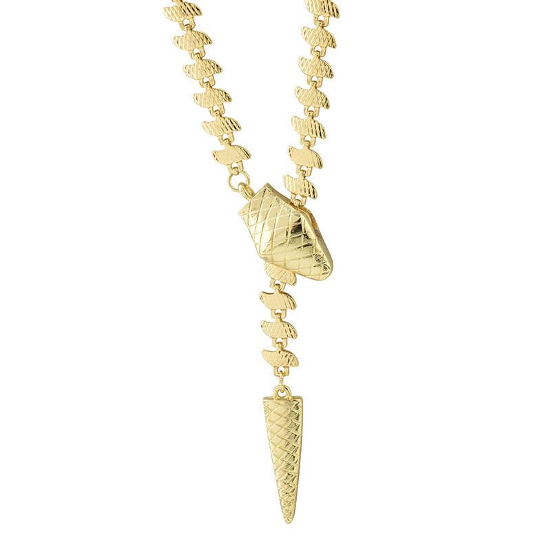 Elegant Stainless Steel Snake Chain Necklace For Women With Premium Titanium Pendant In Gold And Silver For 2024 Fashion Trends