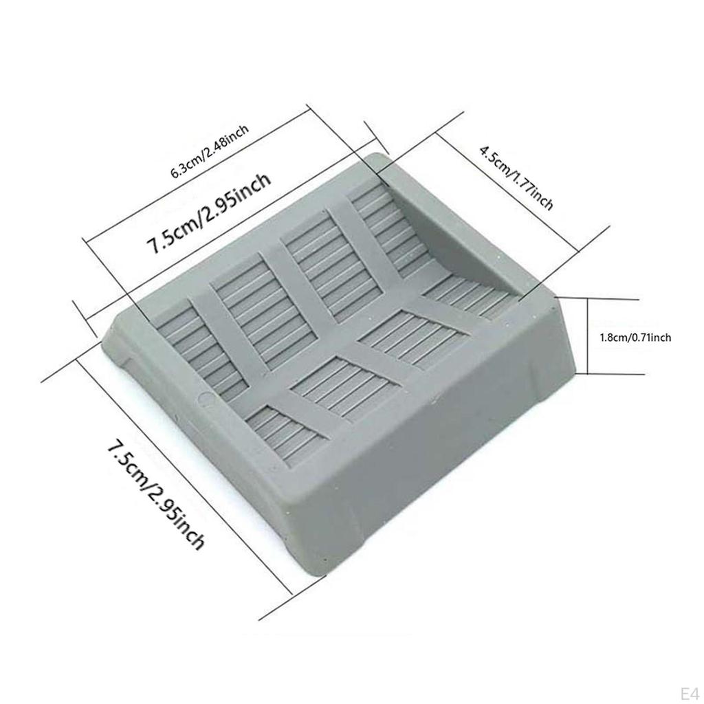4 Pieces Bed Stoppers Furniture Cups Floor Protector Pad Stopper Coaster