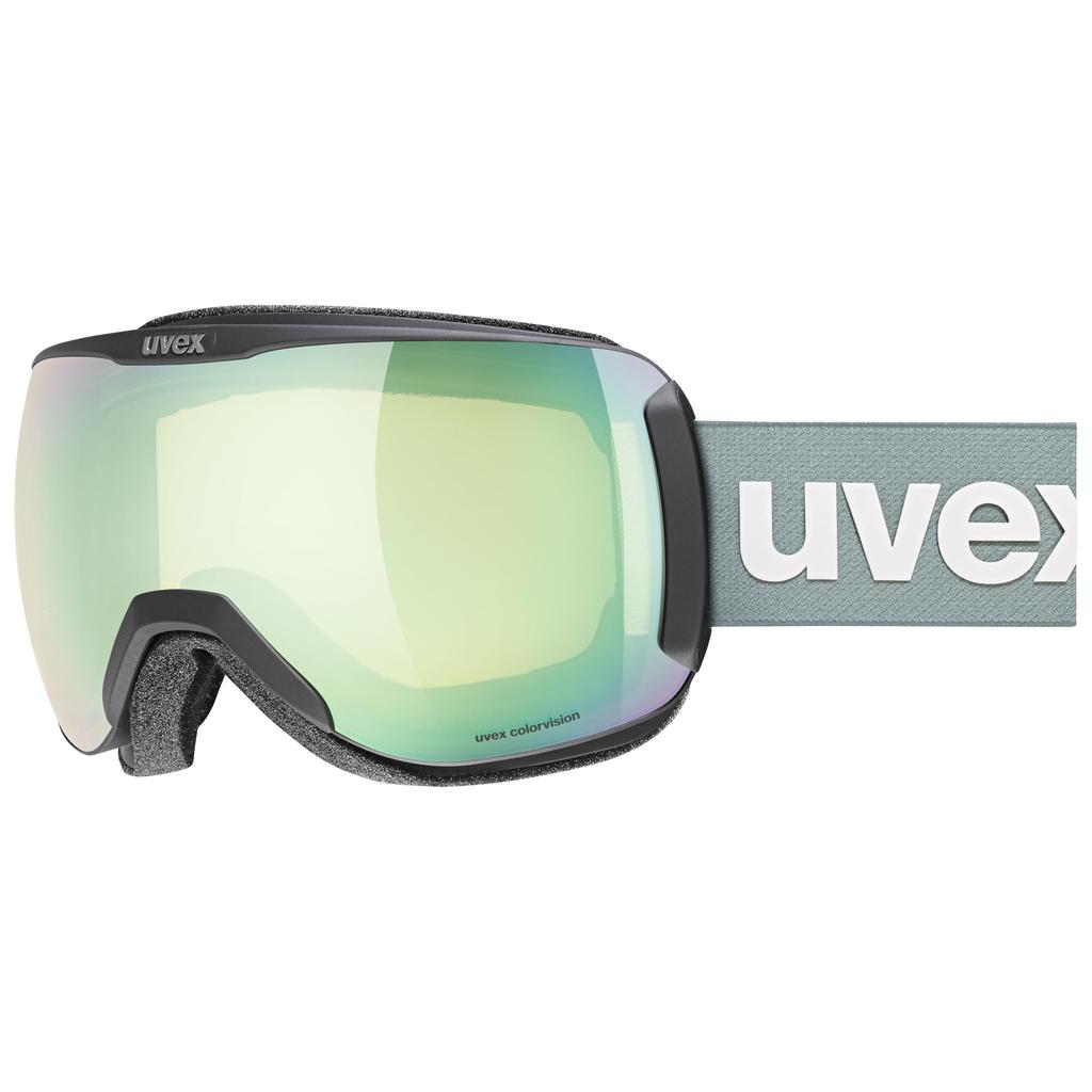 Uvex Downhill 2100 CV Ski and Snowboard Asian High Glasses Single Lens Goggles, Fit, Contrast, Compatible, Mirrored,