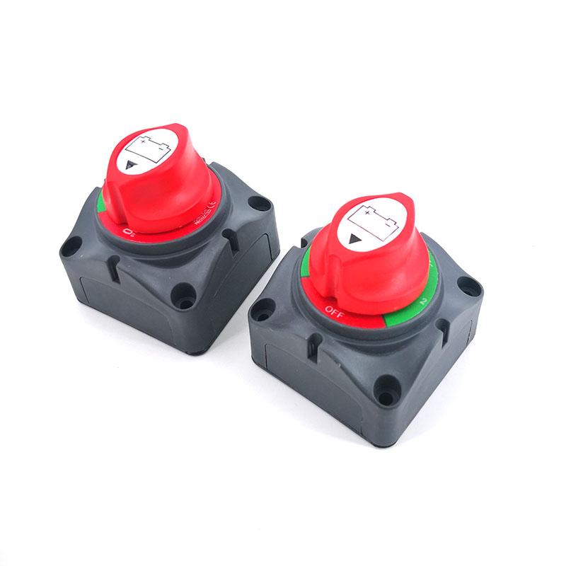 Auto Battery Disconnect Switch 12V 24V Marine 200A 300A Car Dual Battery Switch 3 Position Battery Selector Switch for Car Boat