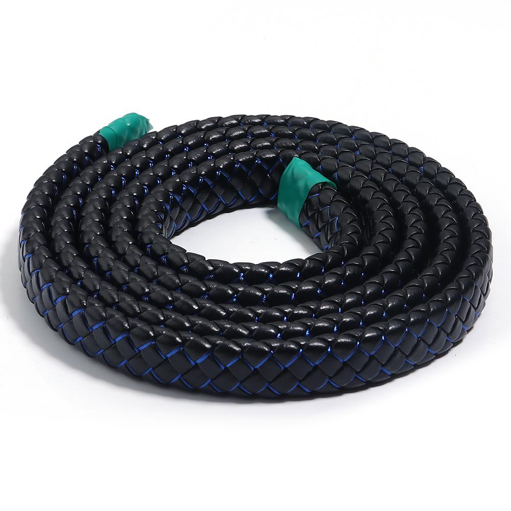 1m/pack PU Leather Braided Cords Colored Thread Flat Leather Rope For DIY Handmade Retro Bracelet Jewelry Making Accessories
