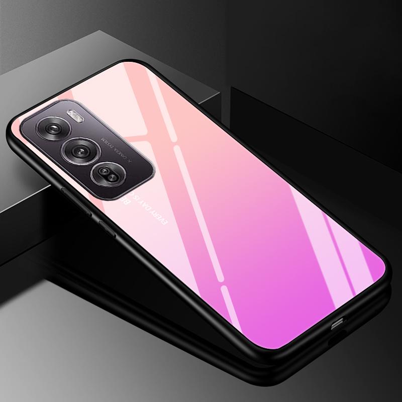 Für OPPO Reno12 Reno 12 Pro 12Pro Hülle Abdeckung Hartglas Hüllen für OPPO A60 4G / realme c61 4G Harte Rückseite Bumper Für Reno 12