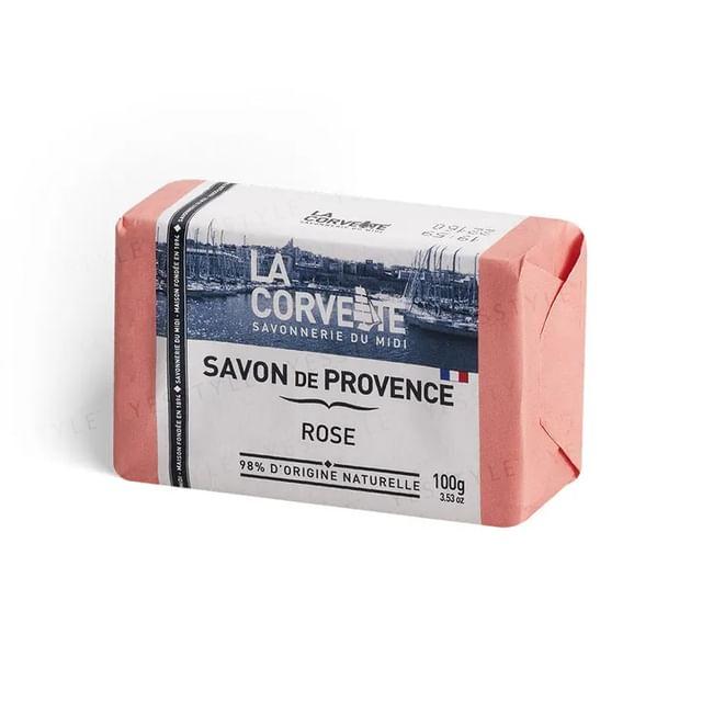 

La Corvette - Savon De Provence Soap Rose - 100g
