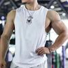 Mens Bodybuilding Sleeveless Casual Hip Hop T-shirts Summer Cool Breathable Cotton Gym Fitness Muscle Tank Tops