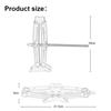 2.5T 1.5T car jacks 2 in 1 Manual Lift Jack Car Repair Tool Lifting Tool with Labor-saving Ratchet Wrench Foldable Jack for Car